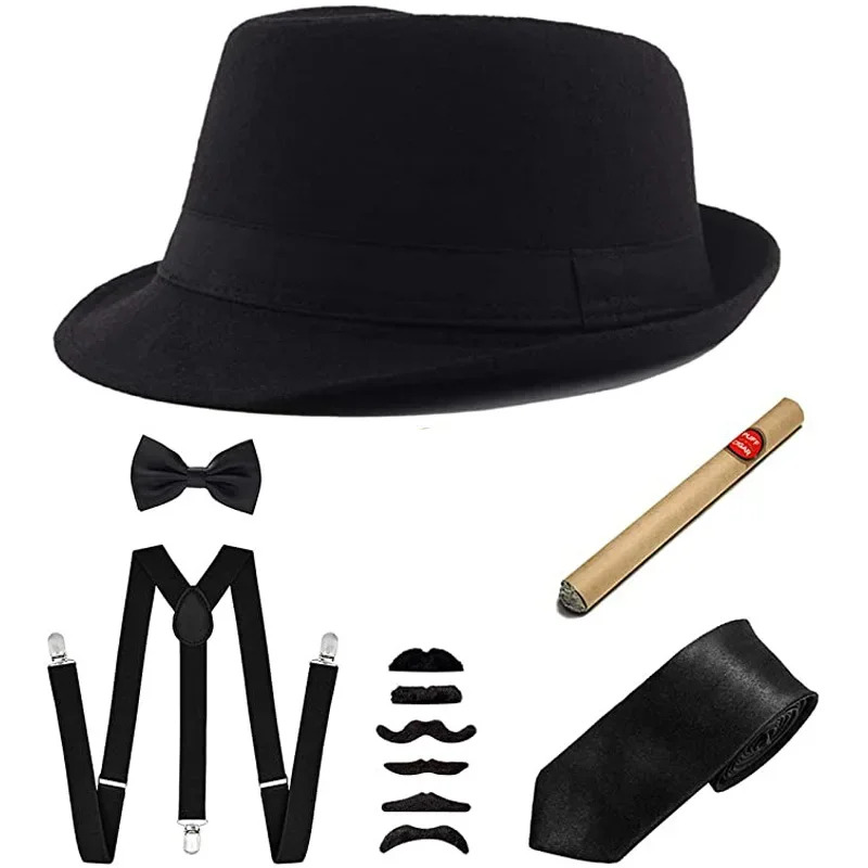 Halloween 20S Cosplay Costumes - Men'S Accessories In The 1920S ulasan dan harga