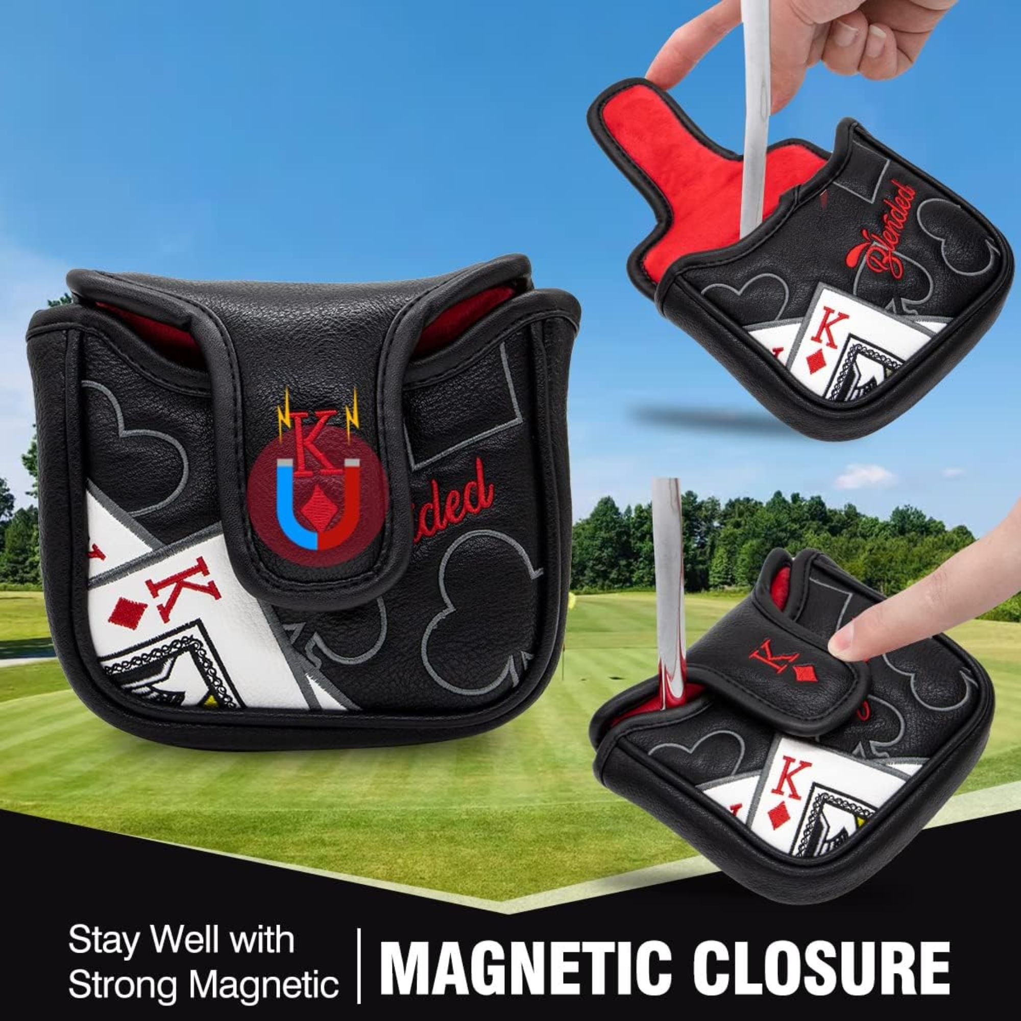 King Of Hearts Embroidered Mal - Men Accessories Gift ulasan dan harga