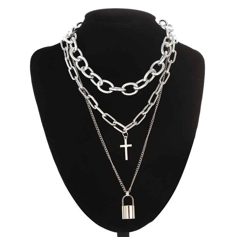 FNQUFUJ Layered grunge aesthet - Men Accessories Aesthetic ulasan dan harga