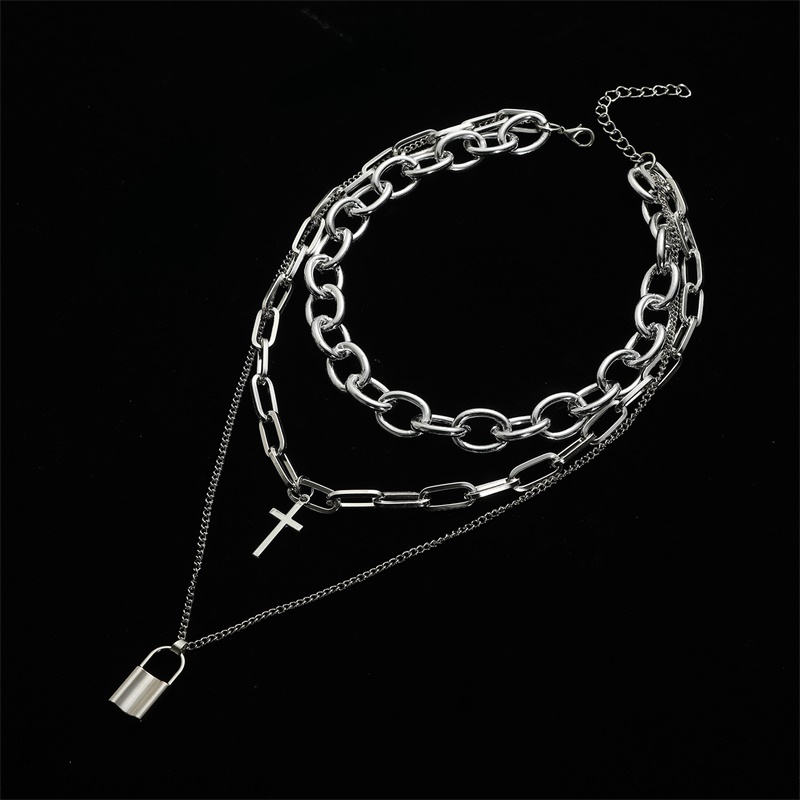 FNQUFUJ Layered grunge aesthet - Men Accessories Aesthetic ulasan dan harga
