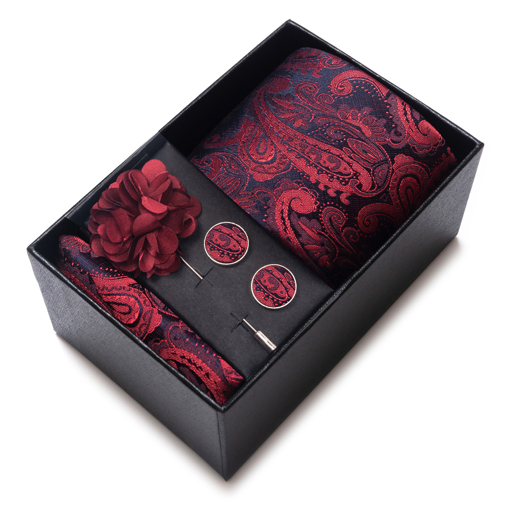 Men's suit accessories, 4-piec - Neck Tie Set Box ulasan dan harga