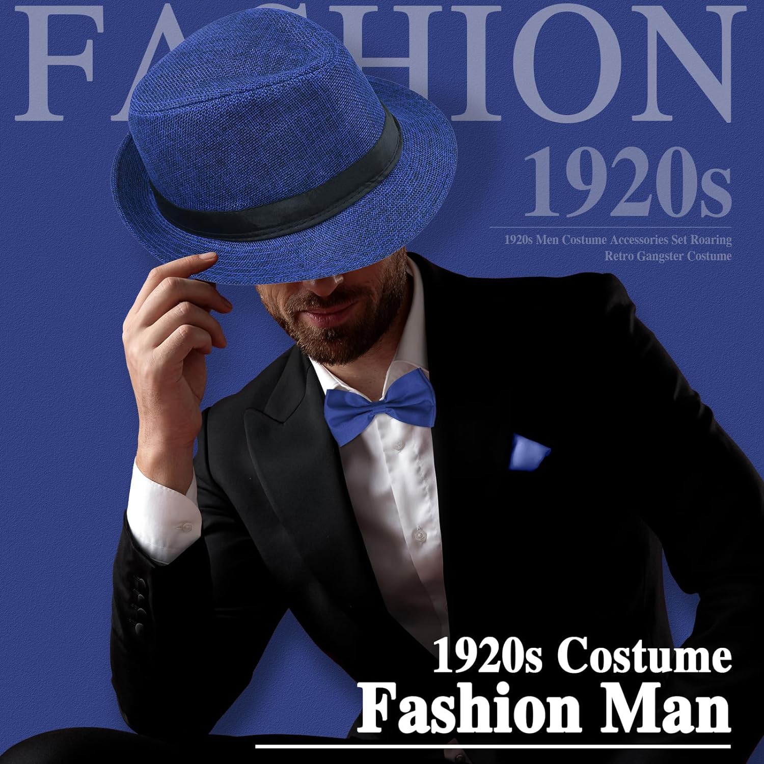 Halloween Cosplay 1920s Men Ac - Men'S Accessories In The 1920S ulasan dan harga