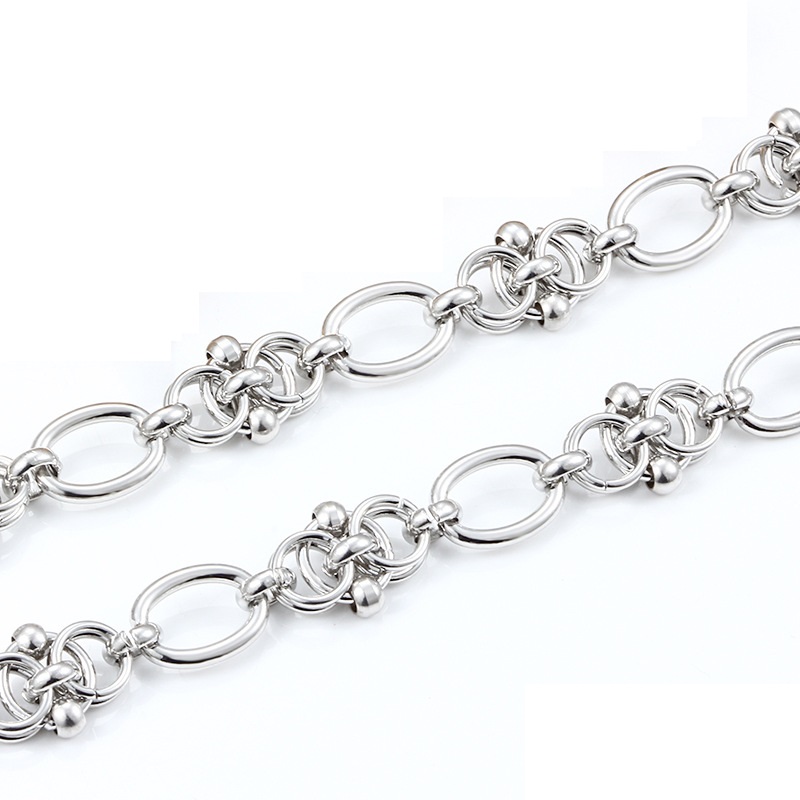 New Hip Hop 316L Stainless Ste - Men Accessories Aesthetic ulasan dan harga