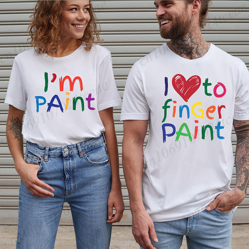Matching Couple T Shirts I Lov - Men Accessories Aesthetic ulasan dan harga