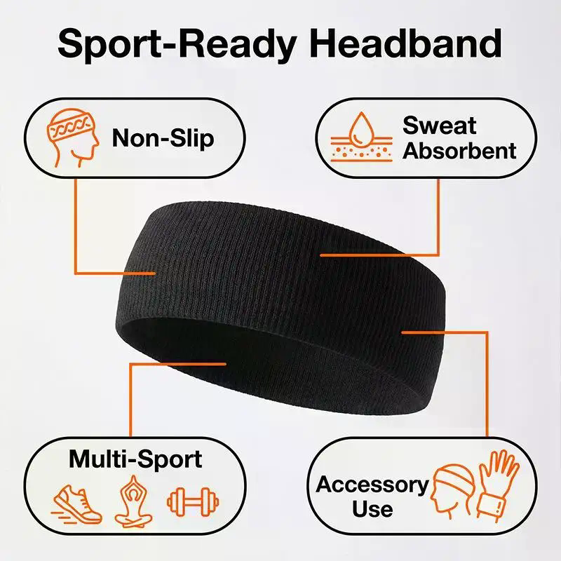 Elastic Yoga Hairbands For Wom - Men'S Yoga Accessories ulasan dan harga