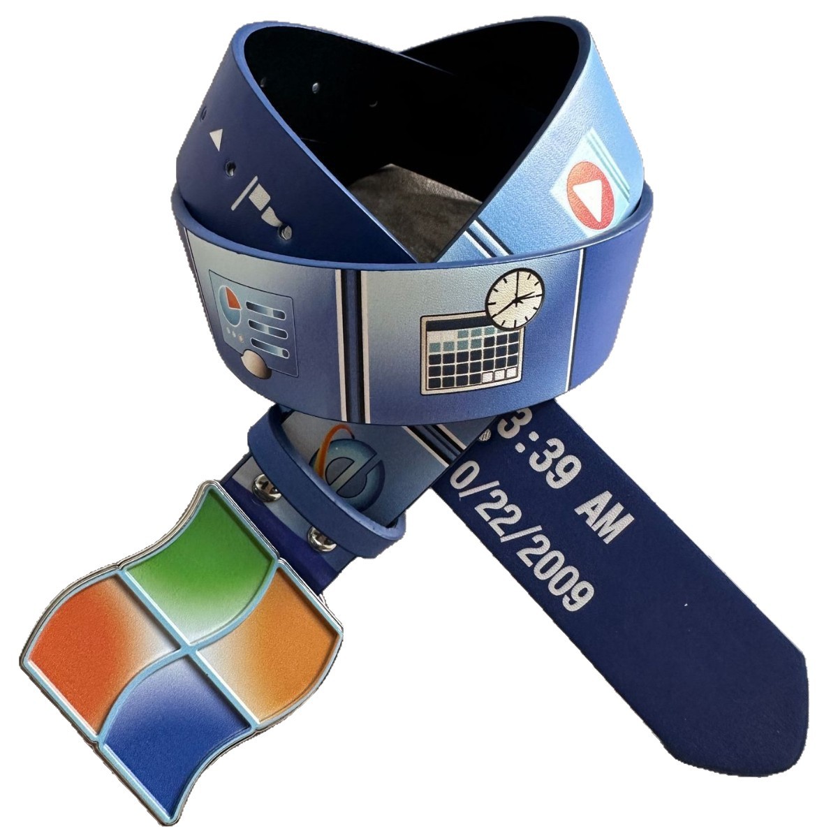 Fashion Retro Blue Tech Aesthe - Men Accessories Aesthetic ulasan dan harga