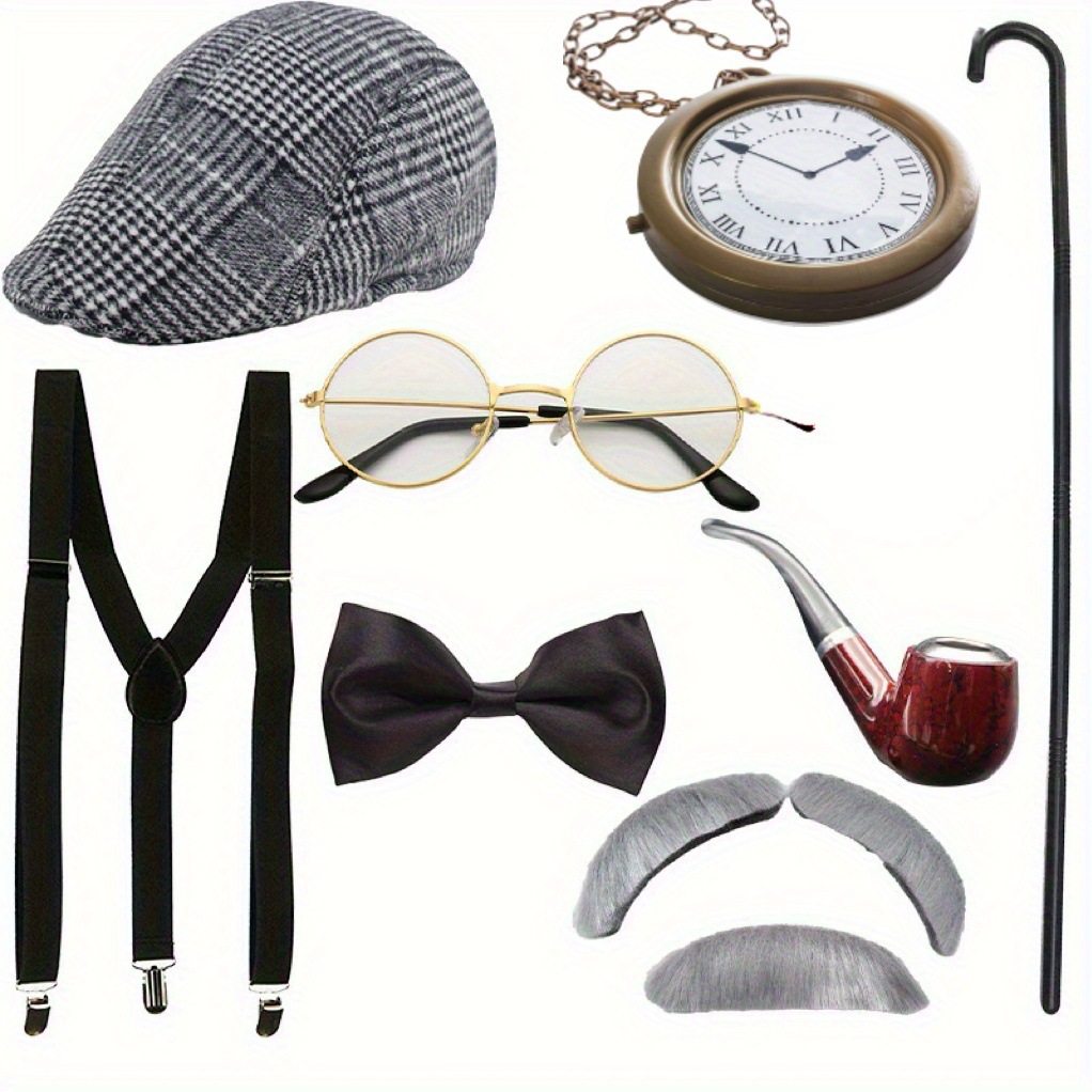 1920s Mens Gatsby Gangster Cos - Men'S Accessories In The 1920S ulasan dan harga
