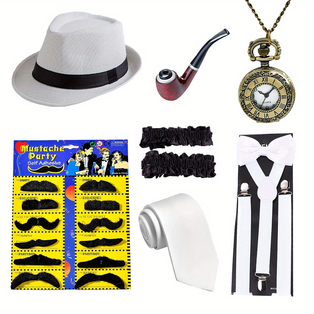 1920s Mens Gatsby Gangster Cos - Men'S Accessories In The 1920S ulasan dan harga