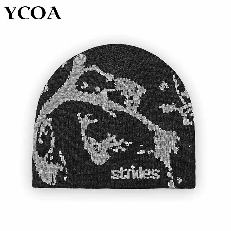 Men Beanie Strides Splatter Be - Men Accessories Aesthetic ulasan dan harga
