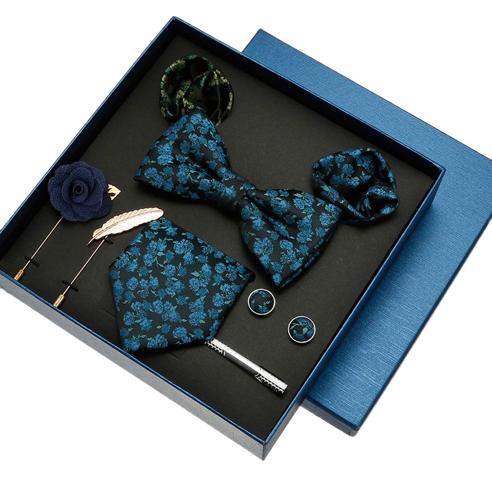 Luxury Silk Tie Hankies Set In - Neck Tie Set Box ulasan dan harga