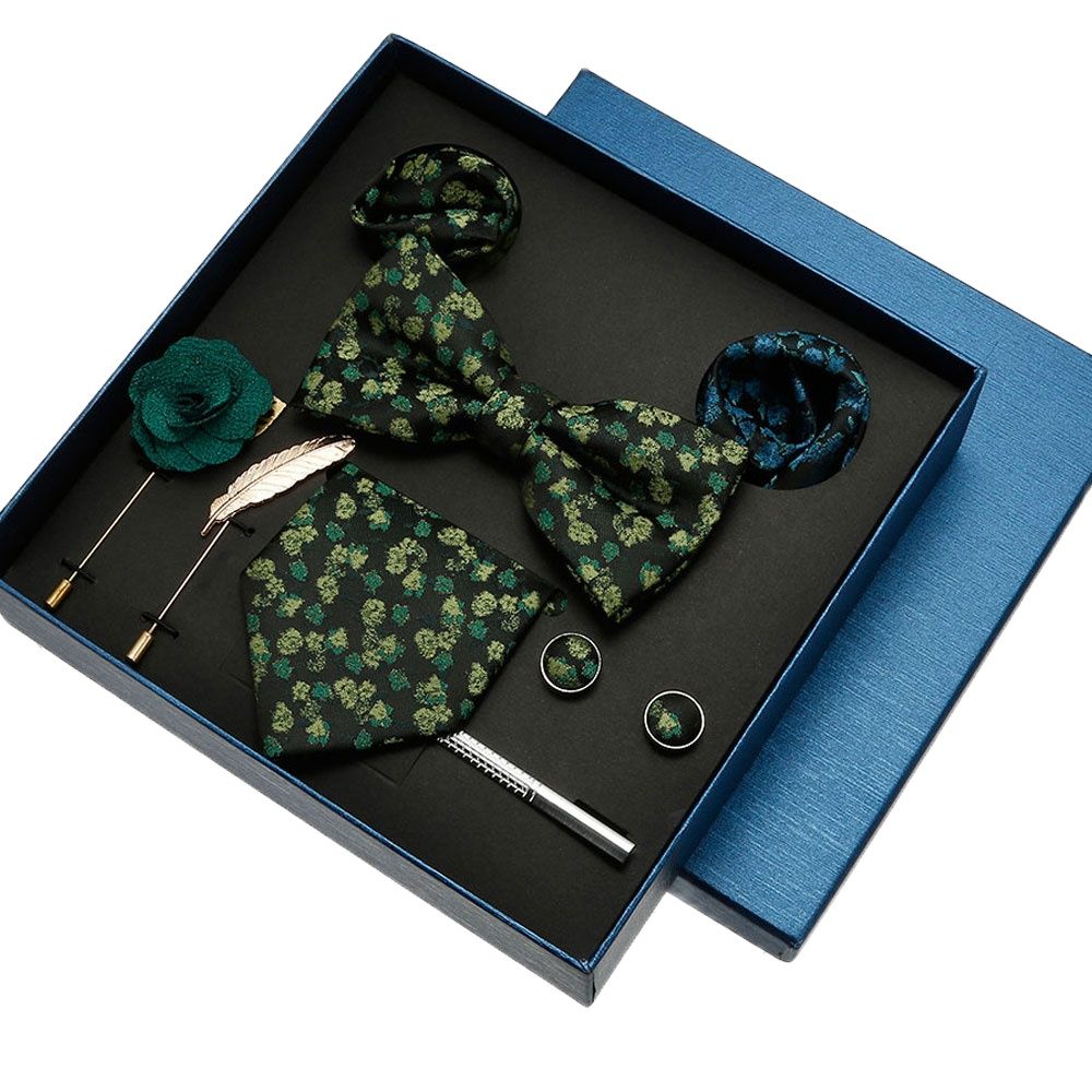 Luxury Silk Tie Hankies Set In - Neck Tie Set Box ulasan dan harga