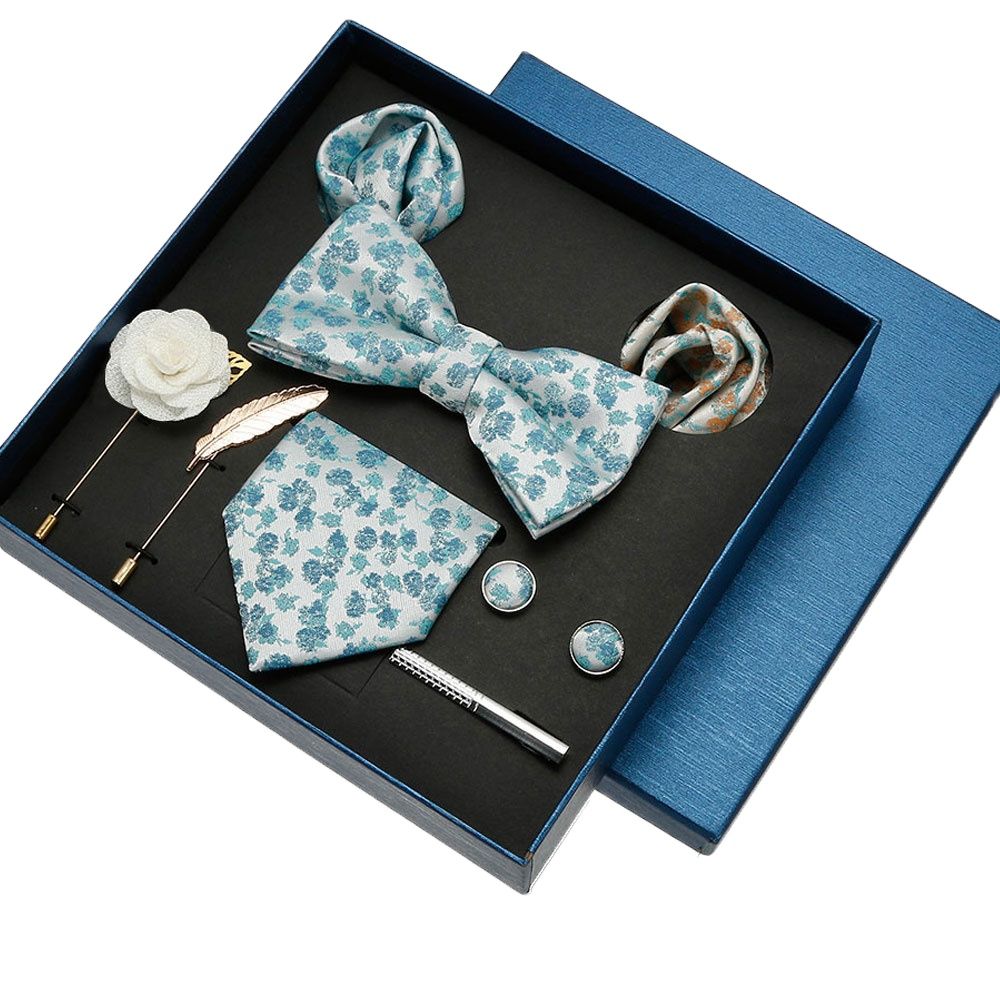Luxury Silk Tie Hankies Set In - Neck Tie Set Box ulasan dan harga