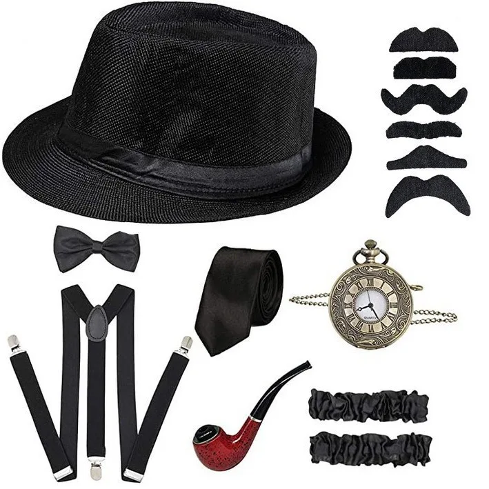 Men Party Props 1920S Theme Co - Men'S Accessories In The 1920S ulasan dan harga