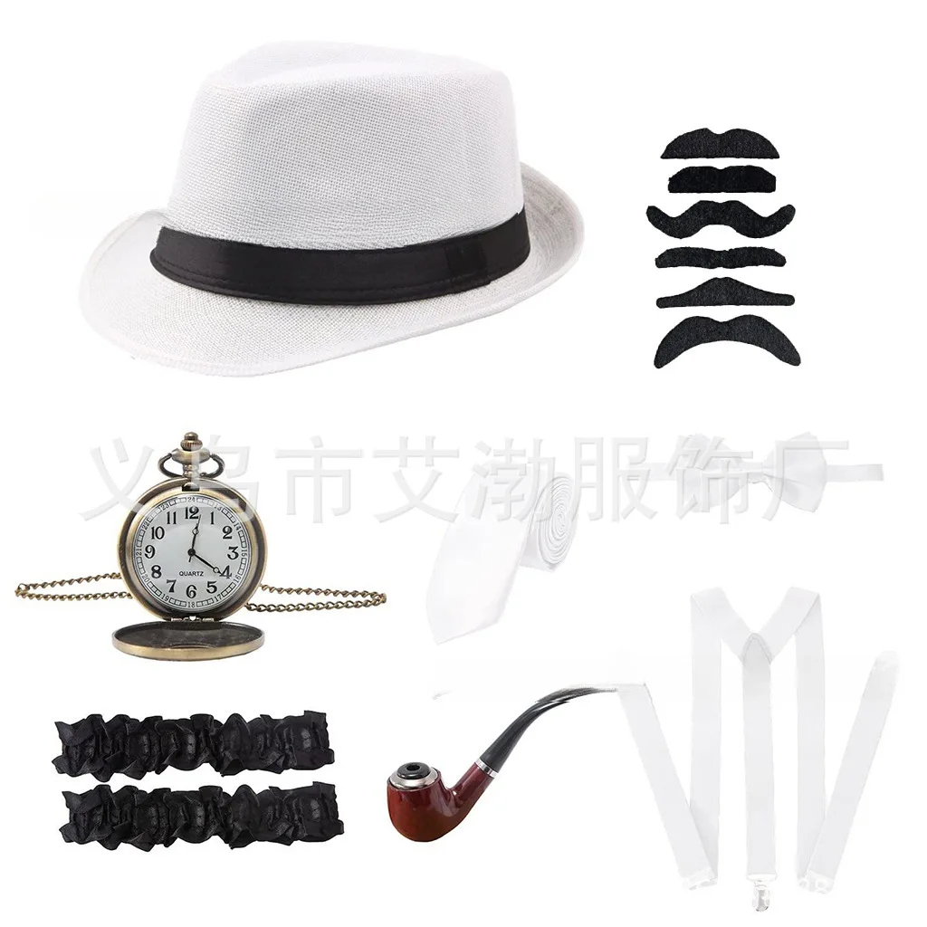 Men Party Props 1920S Theme Co - Men'S Accessories In The 1920S ulasan dan harga
