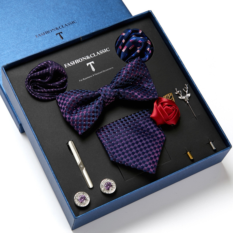 Green Mens Tie Gift Box Paisle - Neck Tie Set Box ulasan dan harga