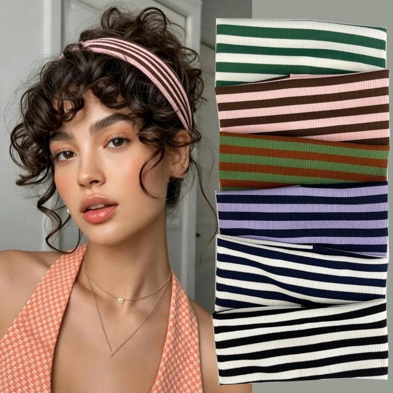 Striped Elastic Sports Headban - Men'S Yoga Accessories ulasan dan harga