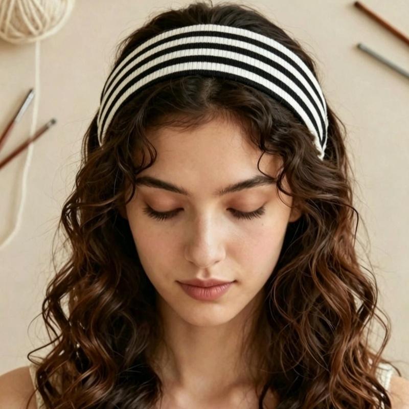 Striped Elastic Sports Headban - Men'S Yoga Accessories ulasan dan harga