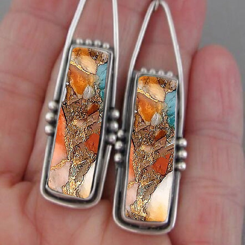 2PCS Retro Bohemian Earrings I - Men Accessories Aesthetic ulasan dan harga