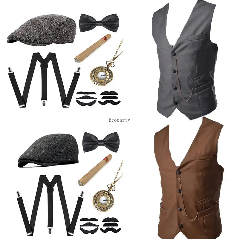 Men's Gangster Costume And Acc - Men'S Accessories In The 1920S ulasan dan harga
