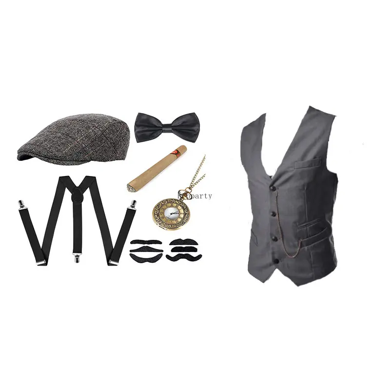 Men's Gangster Costume And Acc - Men'S Accessories In The 1920S ulasan dan harga