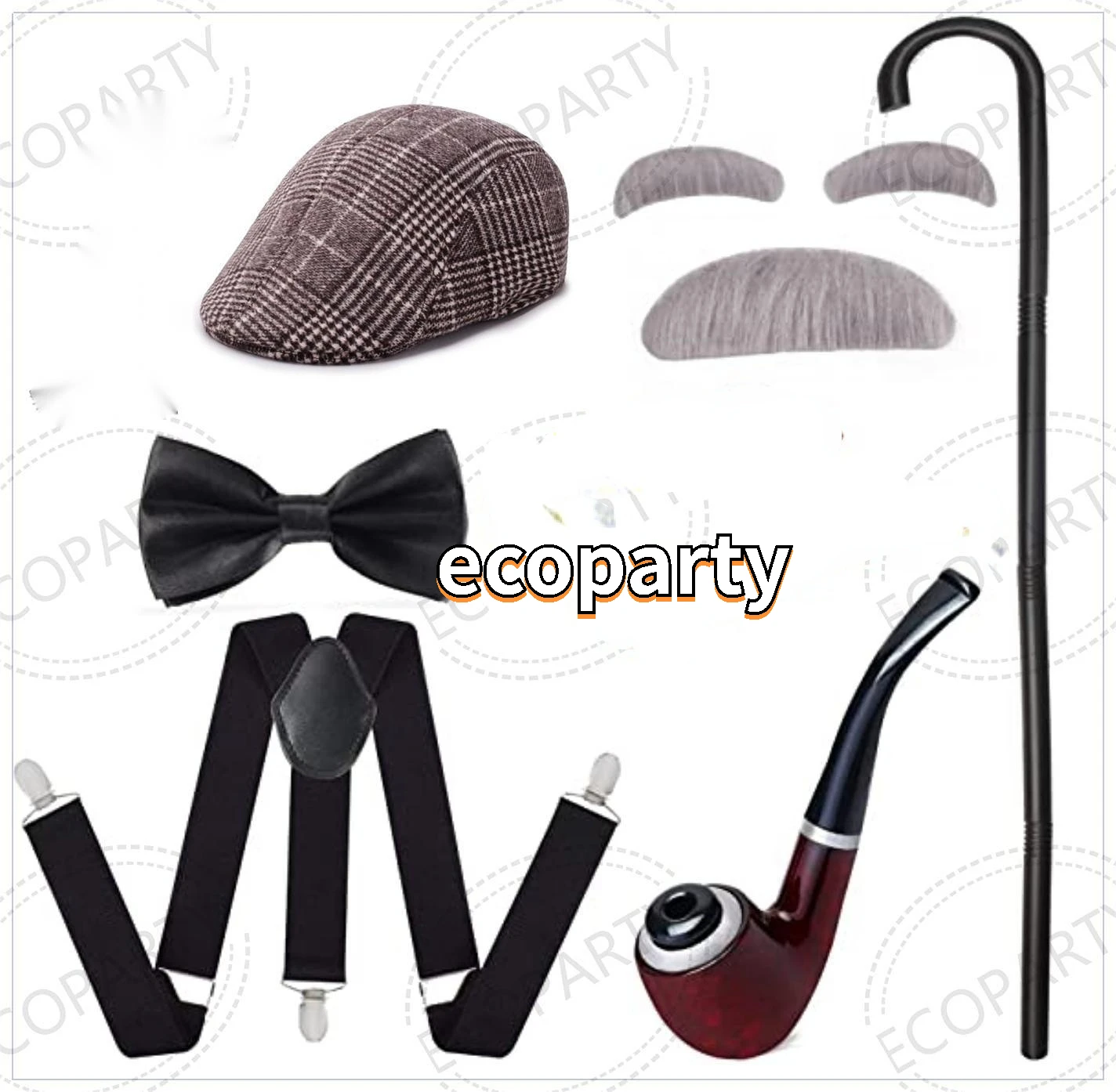 1920s Mens Gatsby Gangster Cos - Men'S Accessories In The 1920S ulasan dan harga