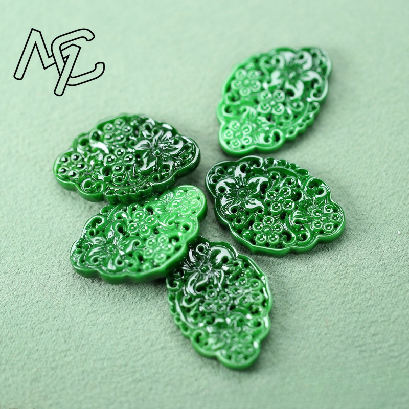2pcs DIY Natural Dry Green Eme - Men Accessories Gift ulasan dan harga