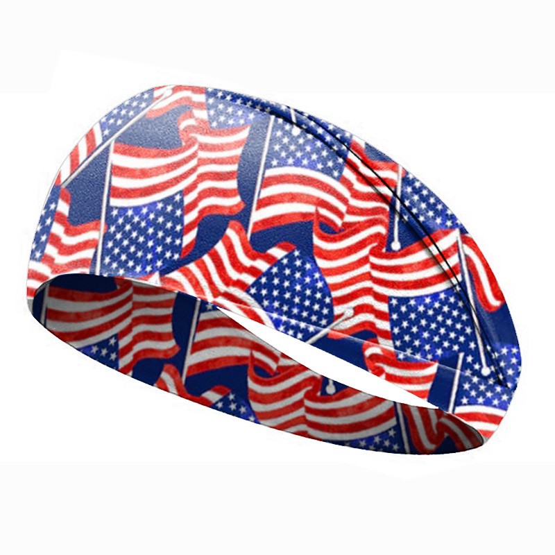USA Flag Independence Day Hair - Men'S Yoga Accessories ulasan dan harga