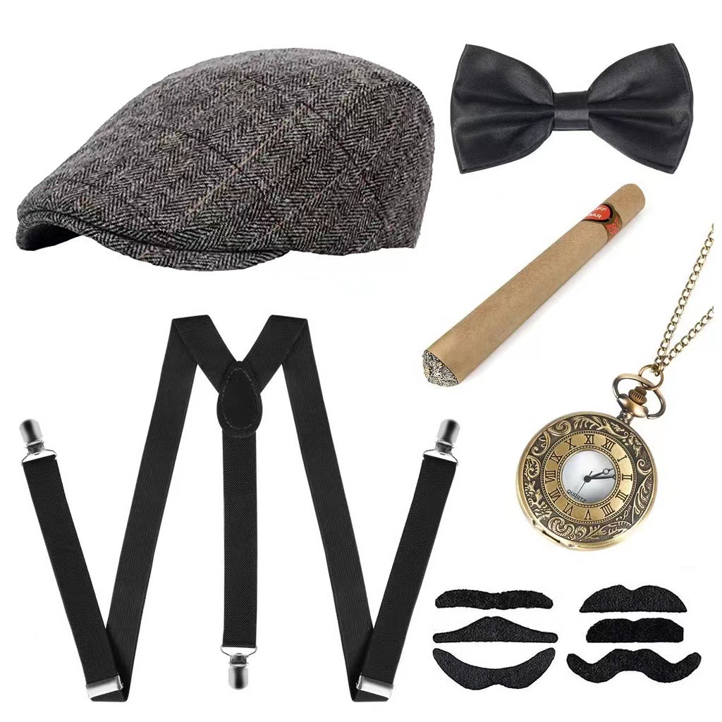 Cosplay Holiday Party Old Man  - Men'S Accessories In The 1920S ulasan dan harga