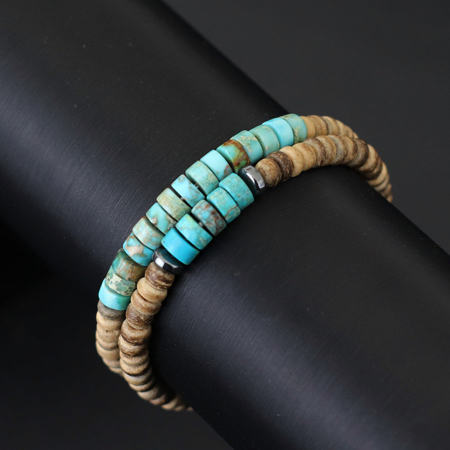 2Pcs Natural Coconut Husk Bead - Men'S Yoga Accessories ulasan dan harga