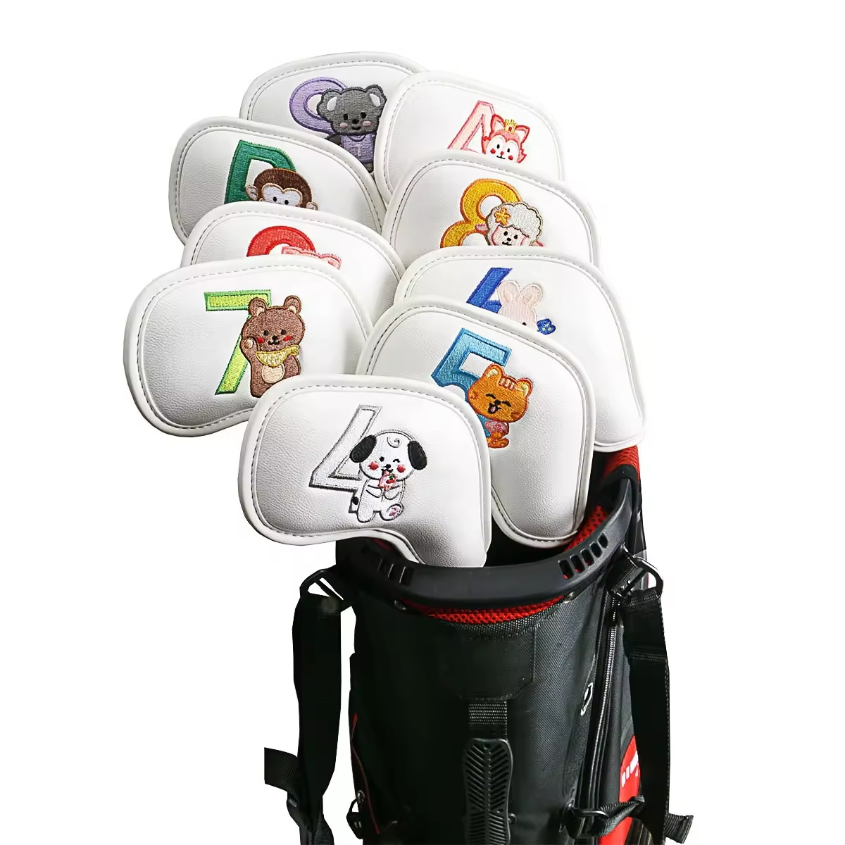 9Pcs Cute Cartoon Animal Golf  - Men Accessories Gift ulasan dan harga