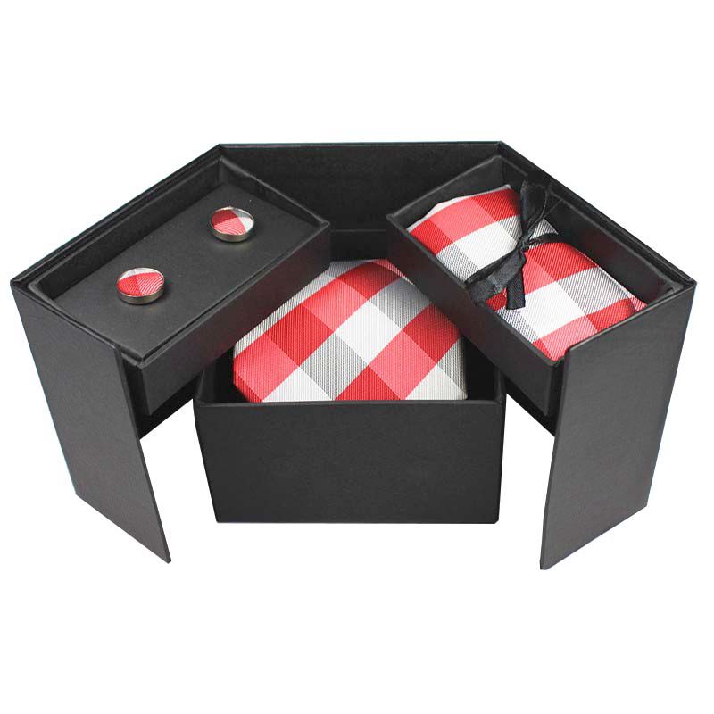 GUSLESON Tie Set Hanky Cufflin - Neck Tie Set Box ulasan dan harga