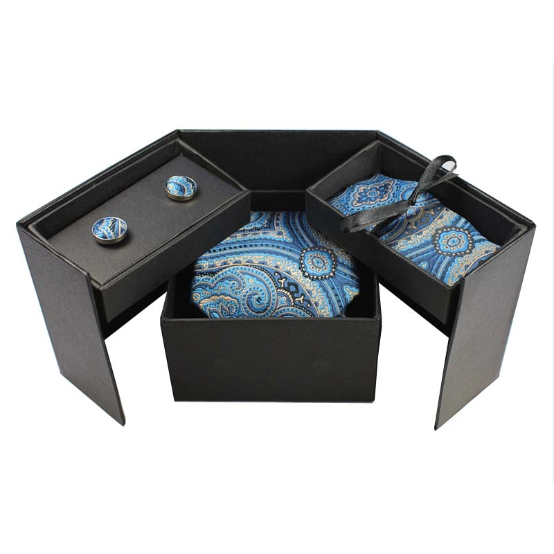 GUSLESON Tie Set Hanky Cufflin - Neck Tie Set Box ulasan dan harga