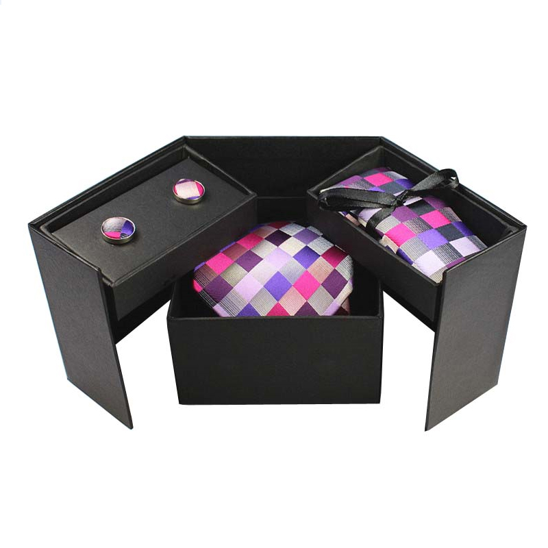 GUSLESON Tie Set Hanky Cufflin - Neck Tie Set Box ulasan dan harga